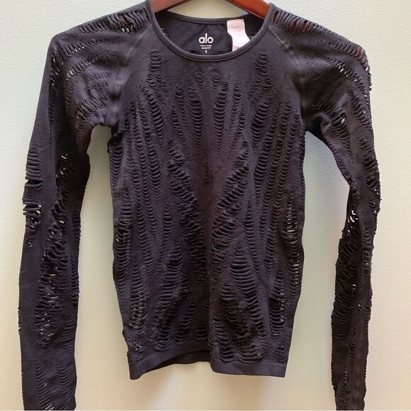 Alo Yoga Wanderer Long Sleeve Size Small - Picture 3 of 4